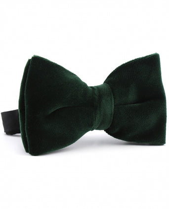 Fluweel velour bowtie | Groen