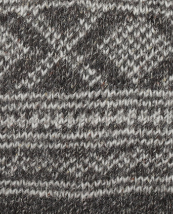 Trui Fisherman hoge rits | Grijs