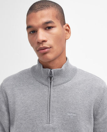 Barbour Cotton Half Zip Pullover | Grijs