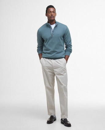 Barbour Cotton Half Zip Pullover | Grijs