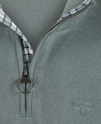 Barbour Cotton Half Zip Pullover | Grijs