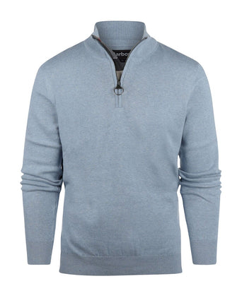 Barbour Cotton Half Zip Pullover | Blauw