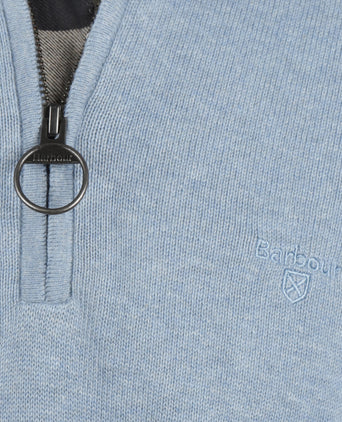 Barbour Cotton Half Zip Pullover | Blauw
