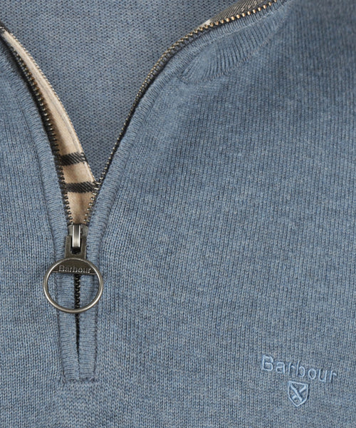 Barbour Cotton Half Zip Pullover | Blauw