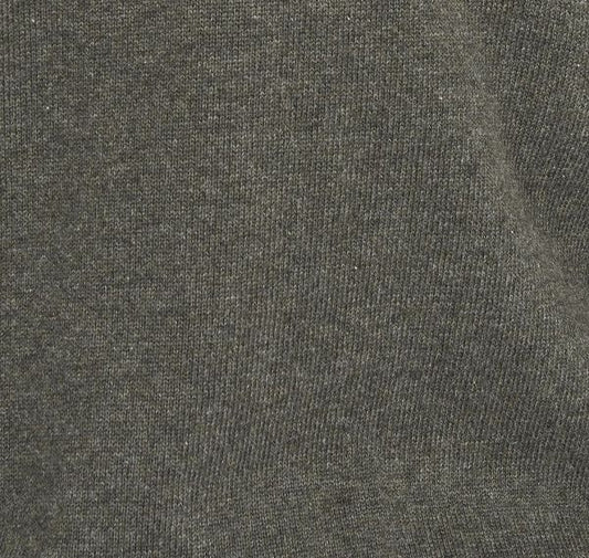 Barbour Baumwollpullover mit halbem Reißverschluss | Grün