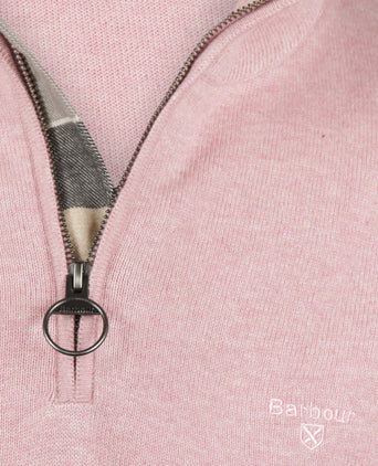 Barbour Cotton Half Zip Pullover | Roze