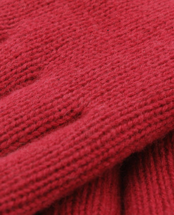Warme Wolmix Handschoenen | Rood