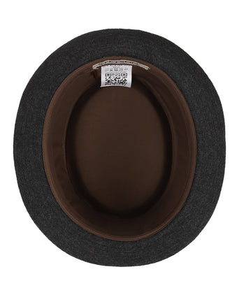 Pork Pie Hoed | Donker Grijs