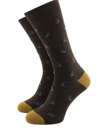 Herrensocken aus Bio-Baumwolle | Braun