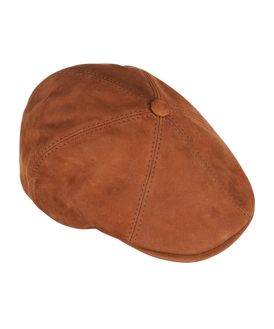 Ballon Cap Leer | Cognac