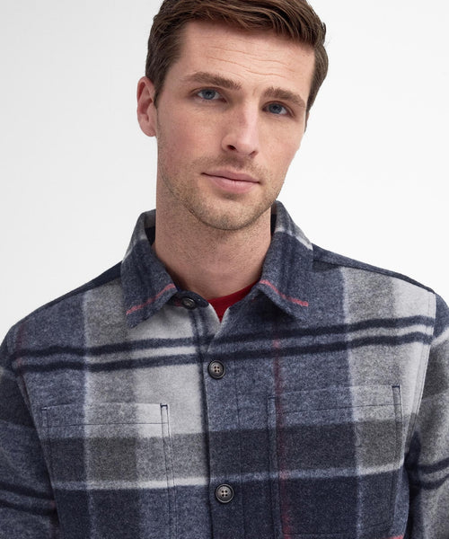 Barbour Chapter Tailored Check Overshirt | Blauw