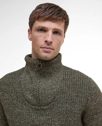 Barbour New Tyne Half Zip Jumper | Grijs