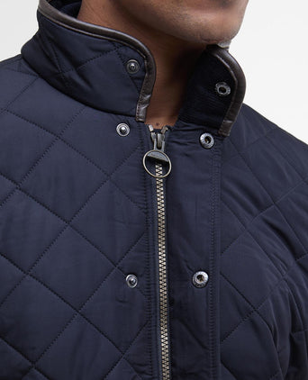 Barbour Quilted jacket Powell | Navy Blauw