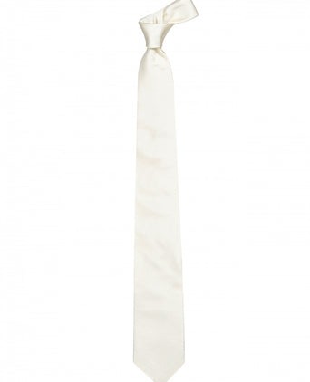 Uni Zijden stropdas | Geel