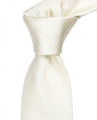 Uni Zijden stropdas | Geel