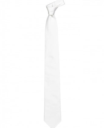 Uni Zijden stropdas | Wit