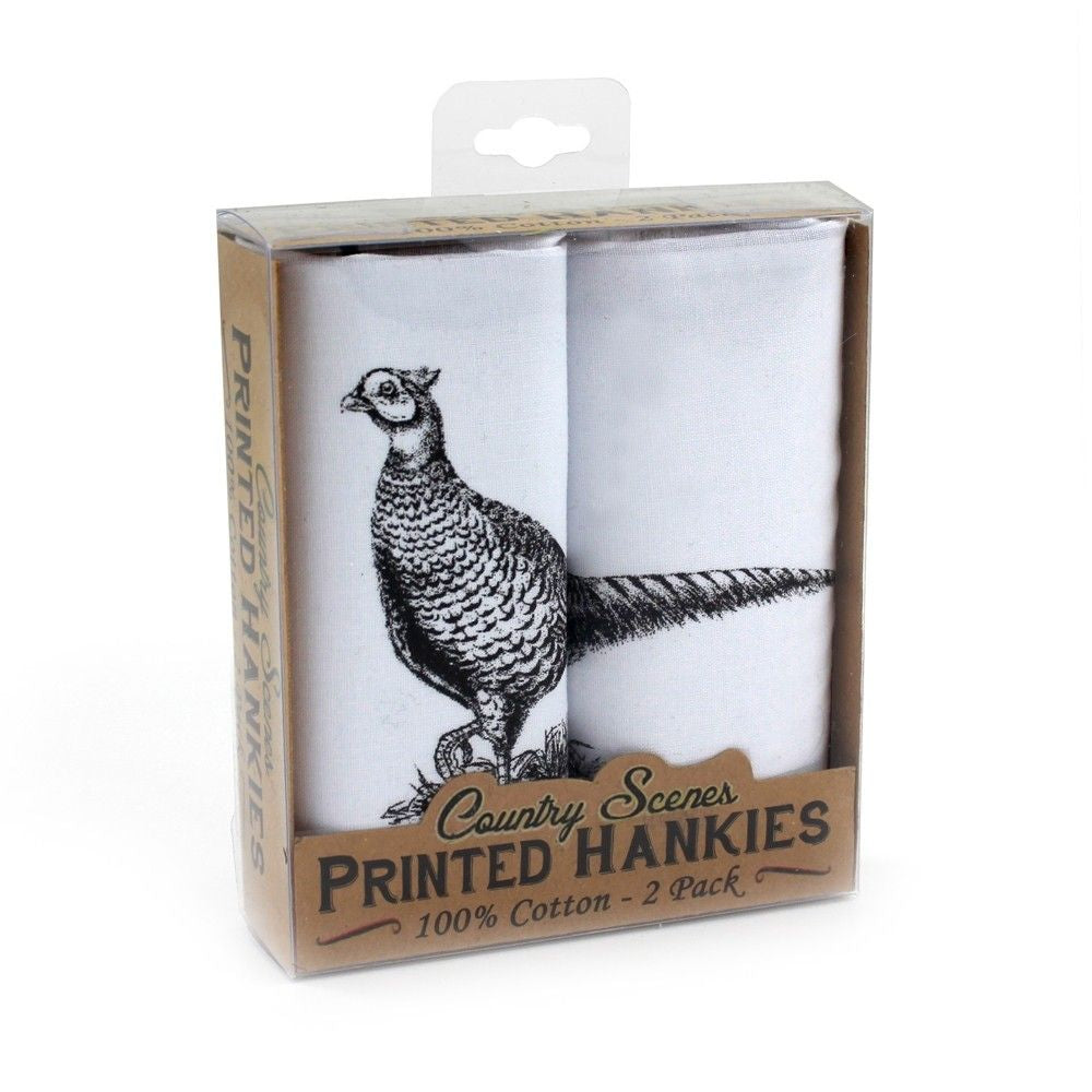 Zakdoek Print 2-pack | Fazant