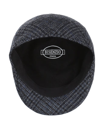 Cap Harris Tweed pet | Blauw