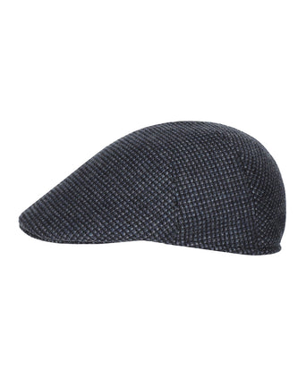 Cap Harris Tweed pet | Blauw