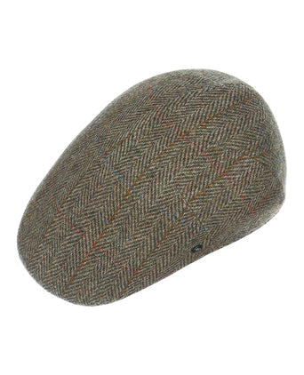 Cap Harris Tweed pet | Groen