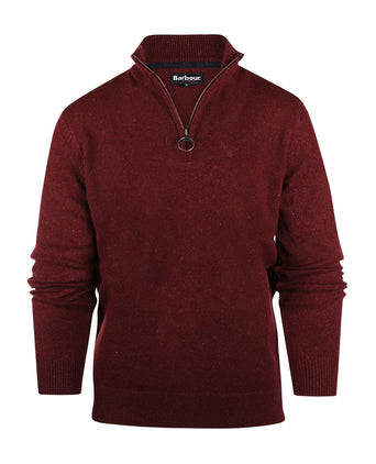 Trui Tisbury hoge rits | Bordeaux Rood