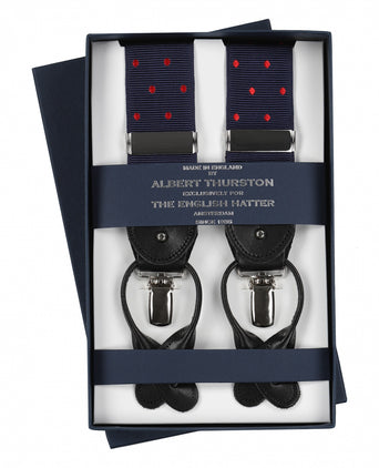 2-in-1 Bretels met clips en patten | Blauw