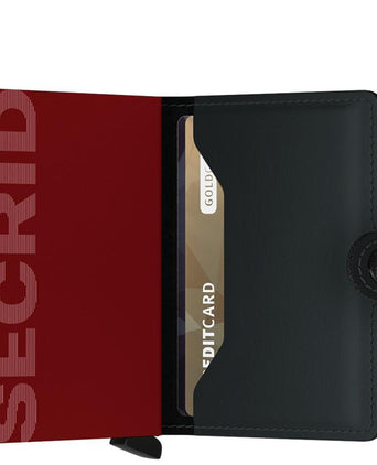 Secrid Miniwallet | Matte Black&Red