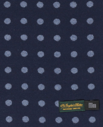 Viscose Sjaal met klassieke Print | Blauw