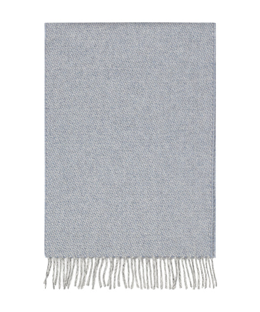 Wollschal mit Kaschmir | Blau