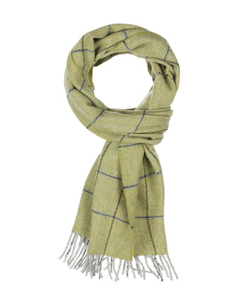 Sjaal Wol met Cashmere | Groen