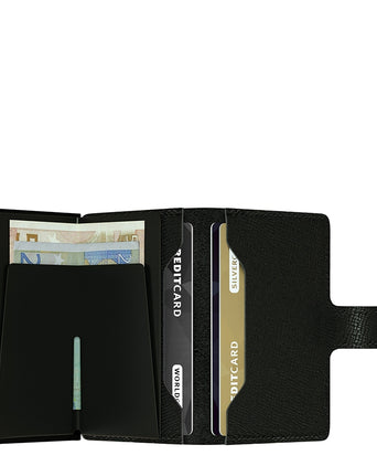 Secrid Mini Wallet | Crisple Black