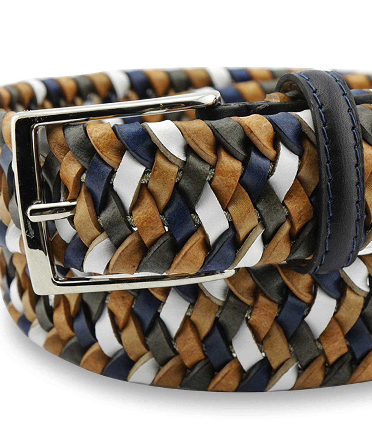 Elastic Leather Braided Belt | Design