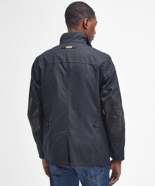 Barbour Wachsjacke Ogston | Marineblau