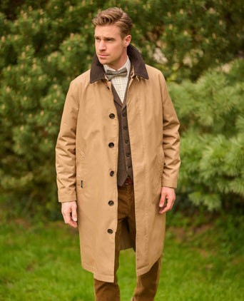 Lange jas Finchester | Beige