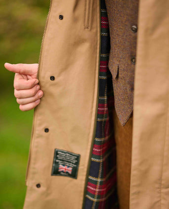 Lange jas Finchester | Beige