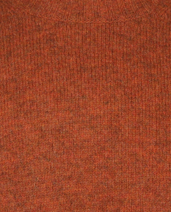 Alan Paine Shetland Pullover Ronde Hals | Bruin