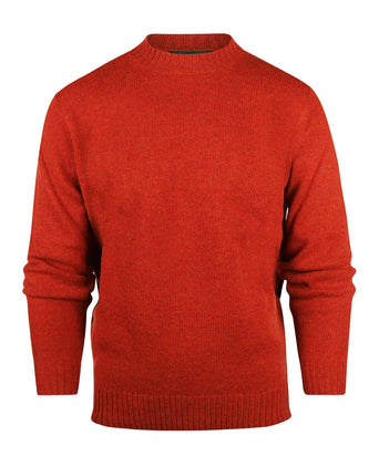 Alan Paine Shetland Pullover Ronde Hals | Rood