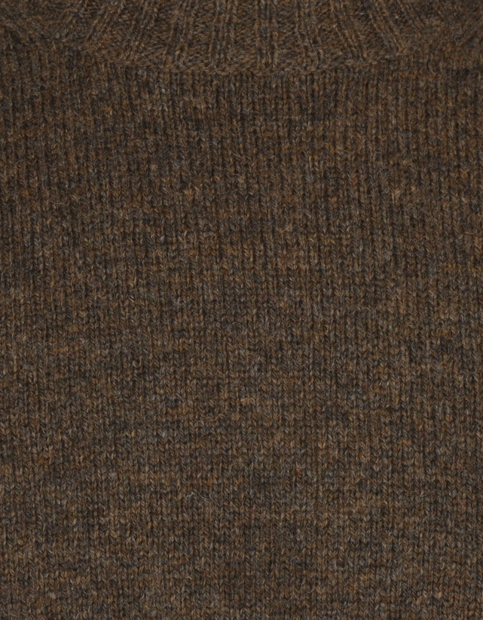 Alan Paine Shetland Pullover mit Rundhalsausschnitt | Grün