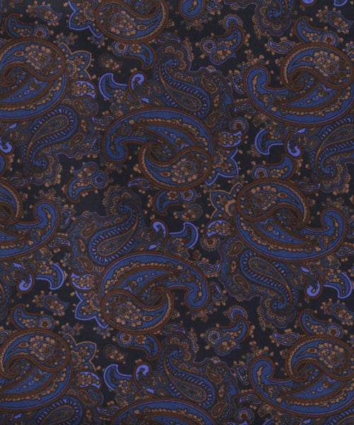 Sjaal Zijden en Wol | Blauw