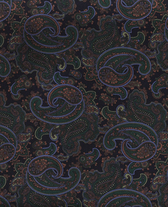 Sjaal Zijden en Wol | Blauw