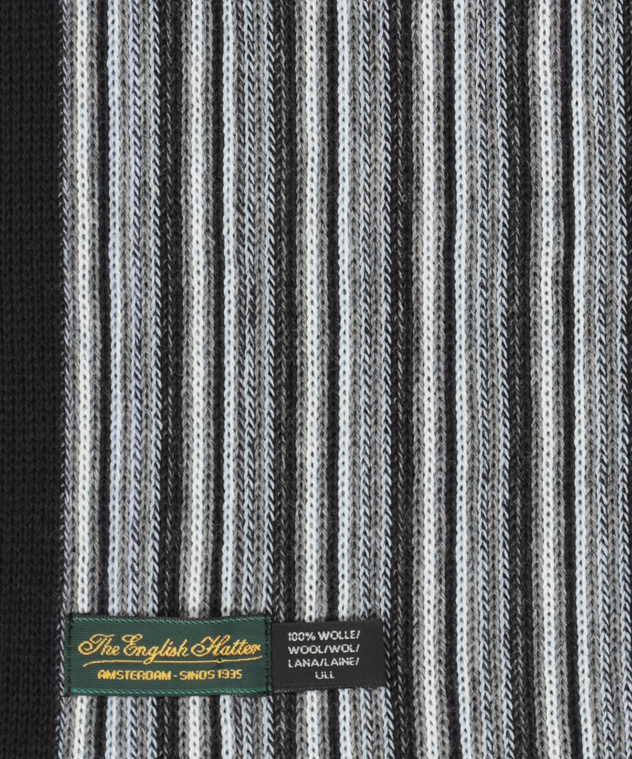 Wollstrickschal 180x26 | Grau