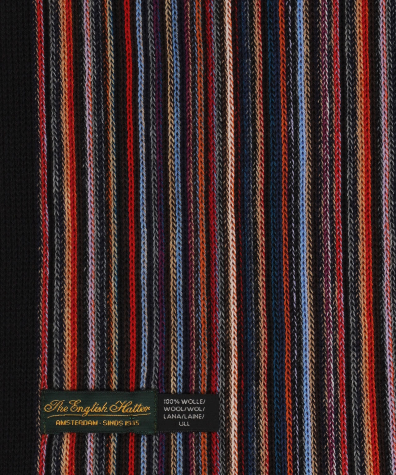 Wollstrickschal 180x26 | Blau