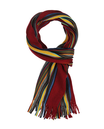 Wollstrickschal 180x26 | Rot