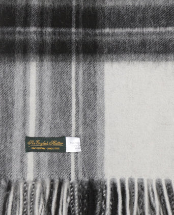 Sjaal lamswol 190x48 | Zwart