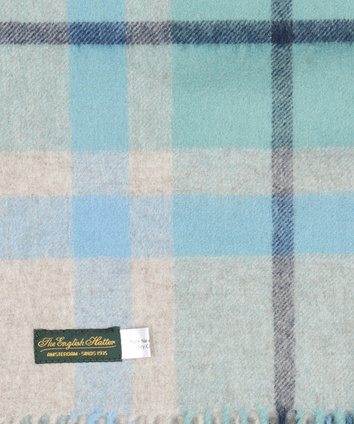 Sjaal lamswol 190x48 | Blauw