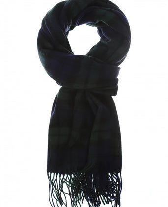 Sjaal lamswol 190x48 | Blackwatch