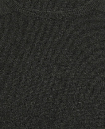 William Lockie Ronde Hals Lamswol Pullover | Seaweed