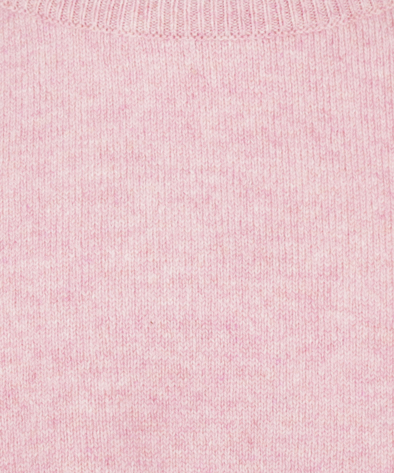 William Lockie Rundhalspullover aus Lammwolle | Rosa