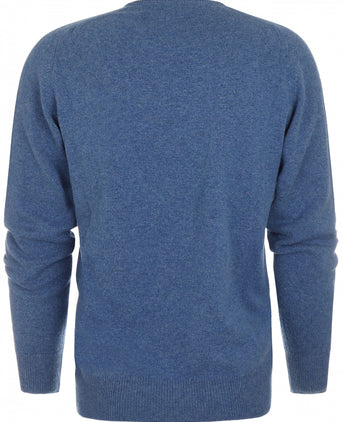 William Lockie V-hals Lamswol Pullover | Jeans