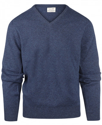 William Lockie V-Ausschnitt-Pullover aus Lammwolle | Rhapsody